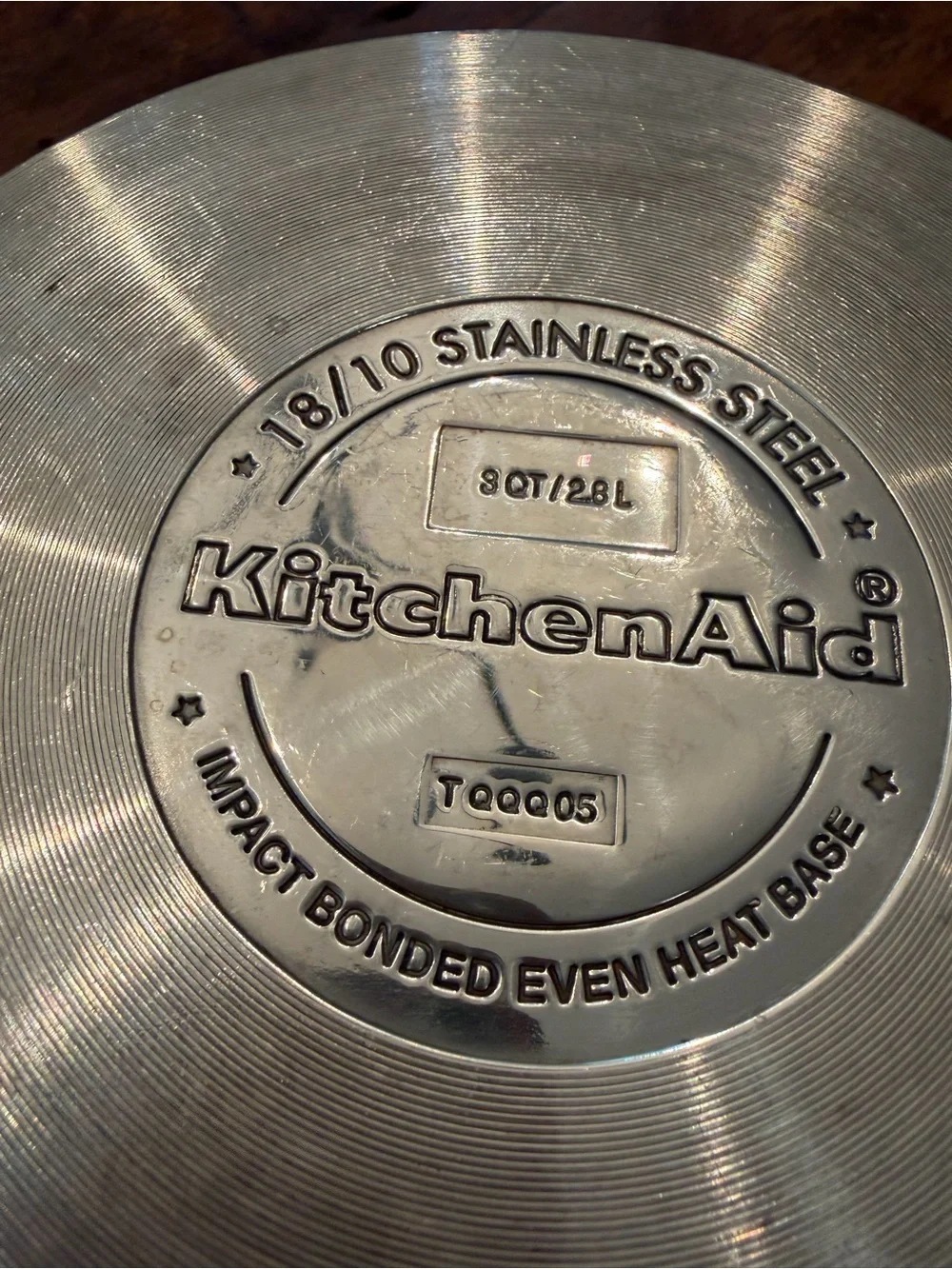KitchenAid Stainless Steel 2Qt and 3QT saucepans with bonded even heat base